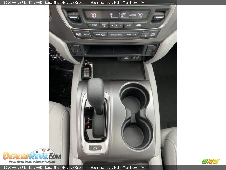 2020 Honda Pilot EX-L AWD Lunar Silver Metallic / Gray Photo #33