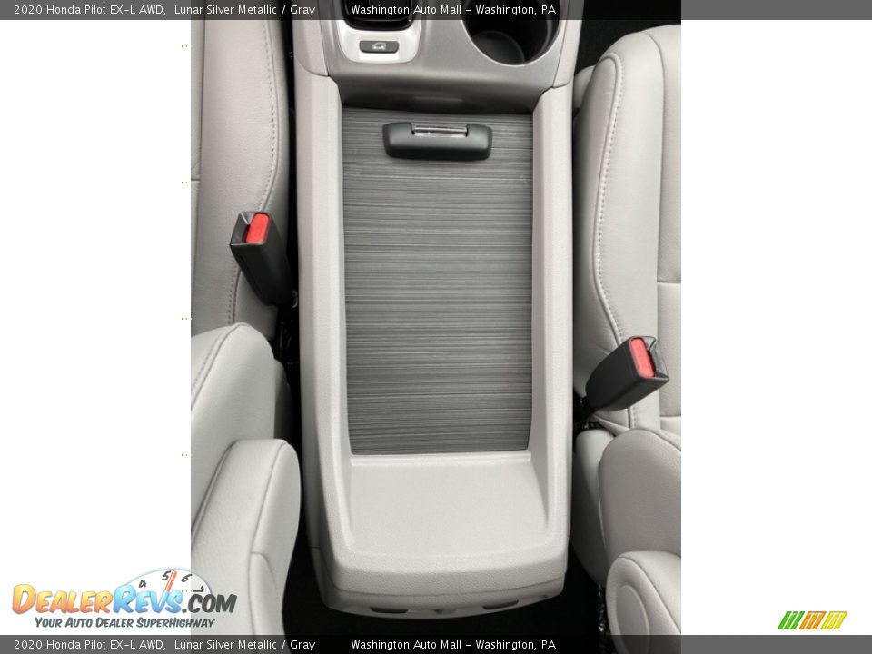2020 Honda Pilot EX-L AWD Lunar Silver Metallic / Gray Photo #34