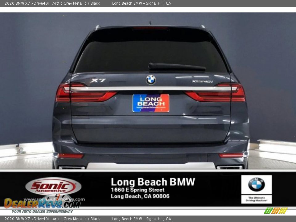 2020 BMW X7 xDrive40i Arctic Grey Metallic / Black Photo #3