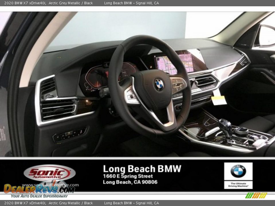 2020 BMW X7 xDrive40i Arctic Grey Metallic / Black Photo #4