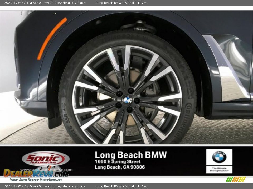 2020 BMW X7 xDrive40i Arctic Grey Metallic / Black Photo #9