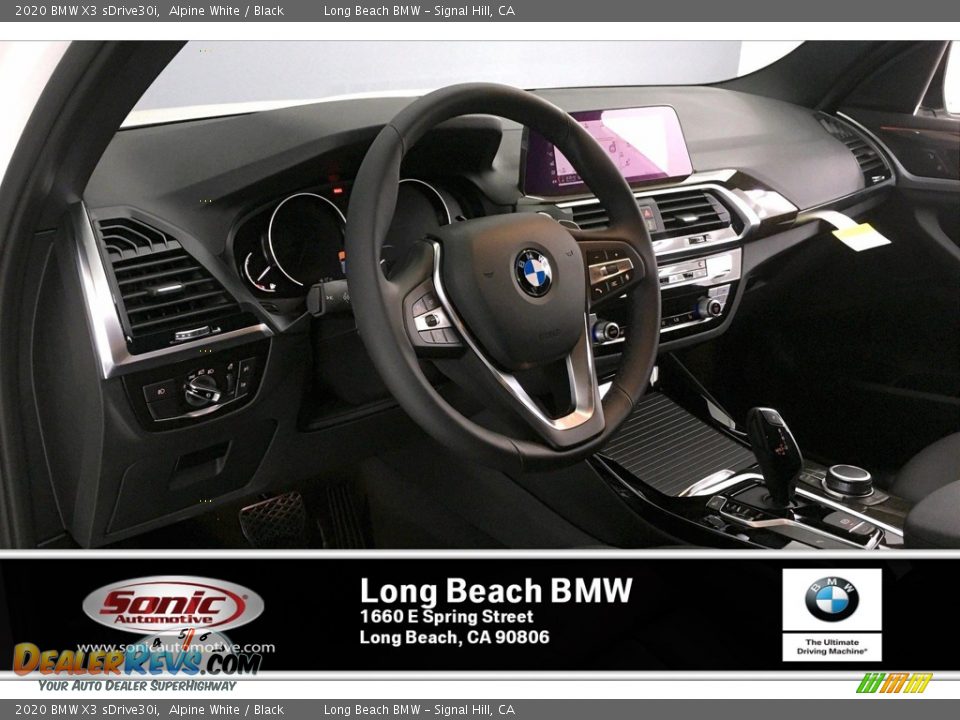 2020 BMW X3 sDrive30i Alpine White / Black Photo #4