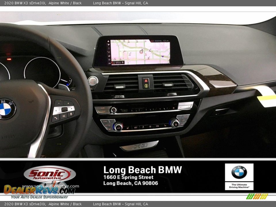 2020 BMW X3 sDrive30i Alpine White / Black Photo #5