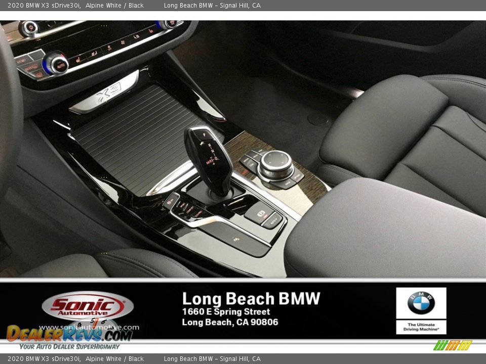 2020 BMW X3 sDrive30i Alpine White / Black Photo #6