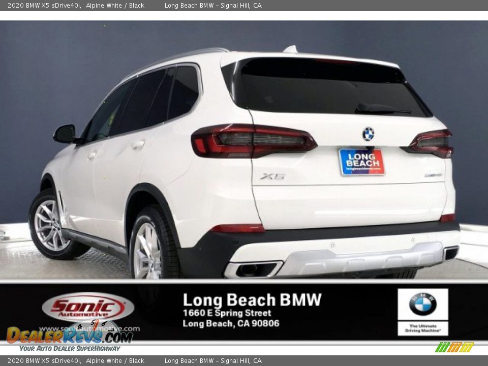 2020 BMW X5 sDrive40i Alpine White / Black Photo #2