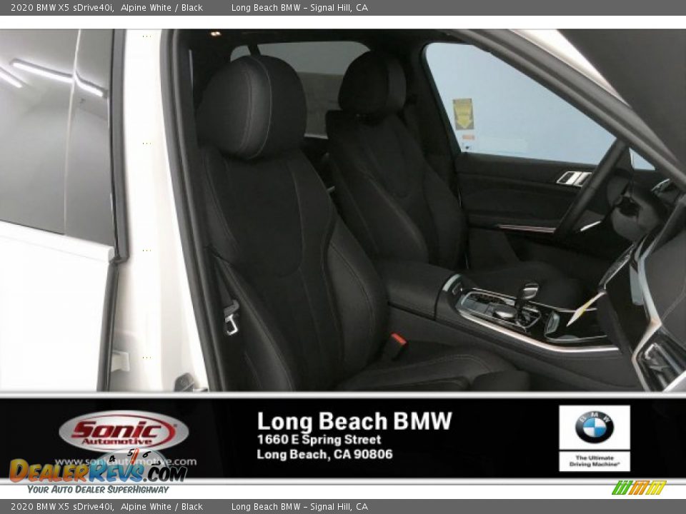 2020 BMW X5 sDrive40i Alpine White / Black Photo #7