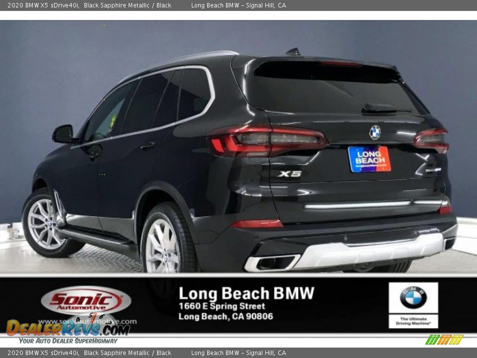 2020 BMW X5 sDrive40i Black Sapphire Metallic / Black Photo #2