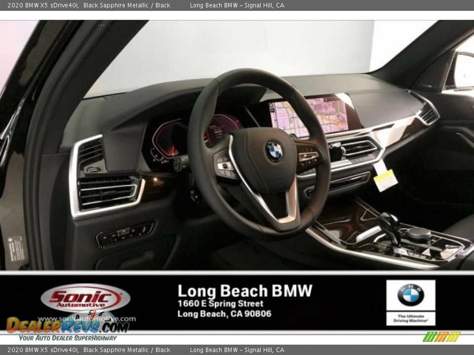 2020 BMW X5 sDrive40i Black Sapphire Metallic / Black Photo #4