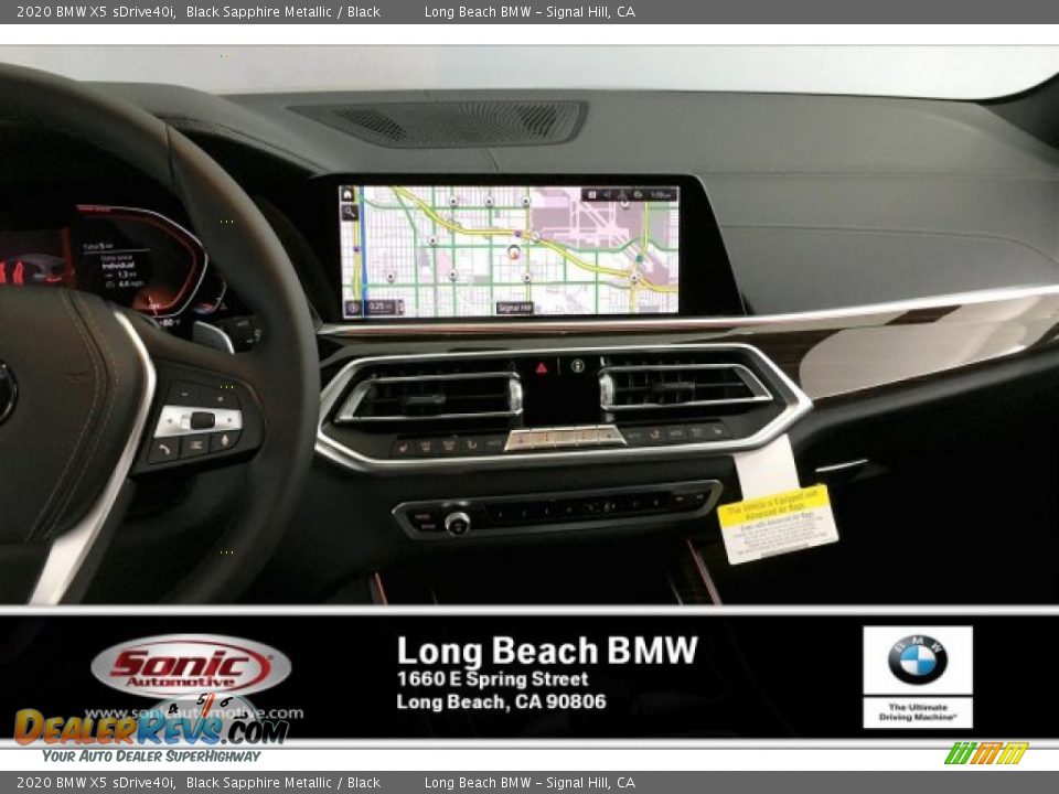 2020 BMW X5 sDrive40i Black Sapphire Metallic / Black Photo #5
