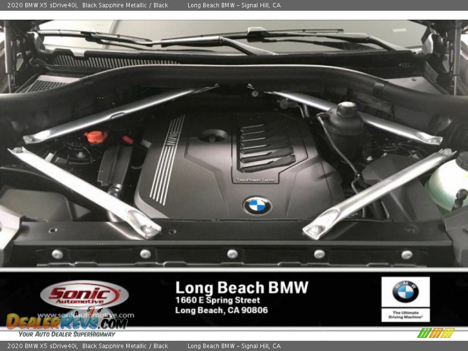 2020 BMW X5 sDrive40i Black Sapphire Metallic / Black Photo #8