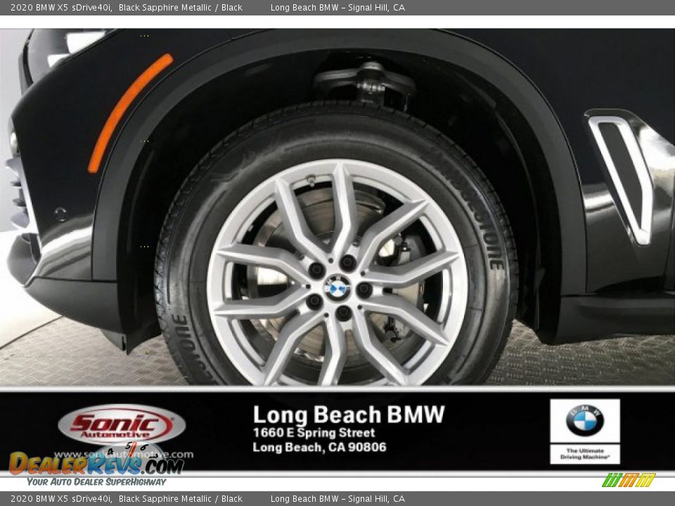 2020 BMW X5 sDrive40i Black Sapphire Metallic / Black Photo #9