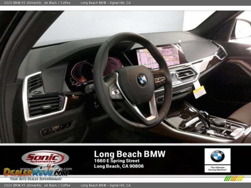 2020 BMW X5 sDrive40i Jet Black / Coffee Photo #4