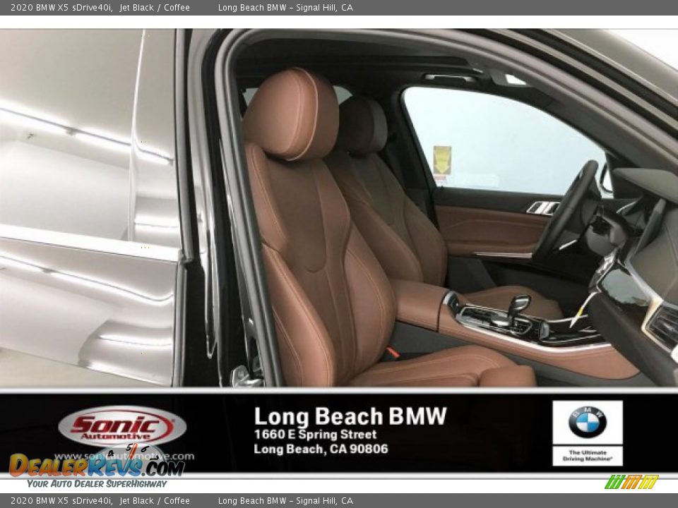 2020 BMW X5 sDrive40i Jet Black / Coffee Photo #7