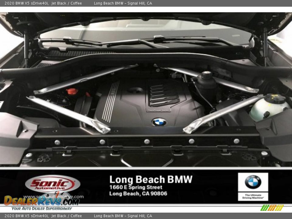 2020 BMW X5 sDrive40i Jet Black / Coffee Photo #8