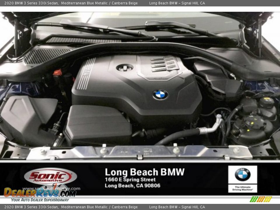 2020 BMW 3 Series 330i Sedan Mediterranean Blue Metallic / Canberra Beige Photo #7