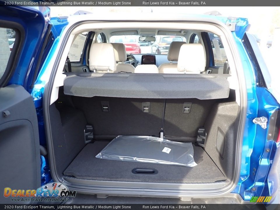 2020 Ford EcoSport Titanium Lightning Blue Metallic / Medium Light Stone Photo #3