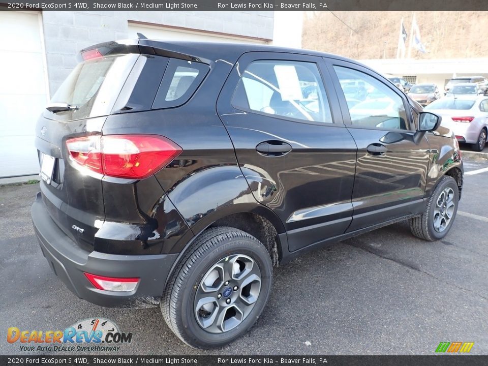 2020 Ford EcoSport S 4WD Shadow Black / Medium Light Stone Photo #2
