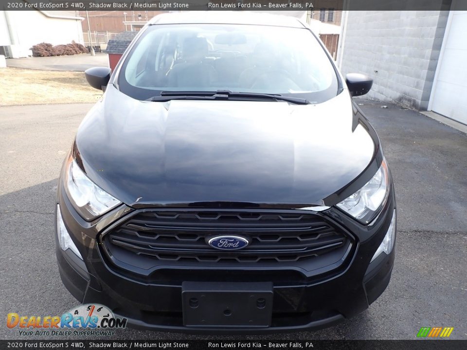 2020 Ford EcoSport S 4WD Shadow Black / Medium Light Stone Photo #8
