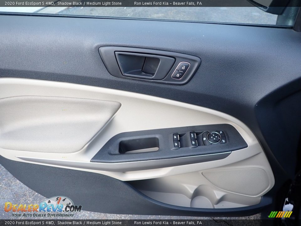 2020 Ford EcoSport S 4WD Shadow Black / Medium Light Stone Photo #15