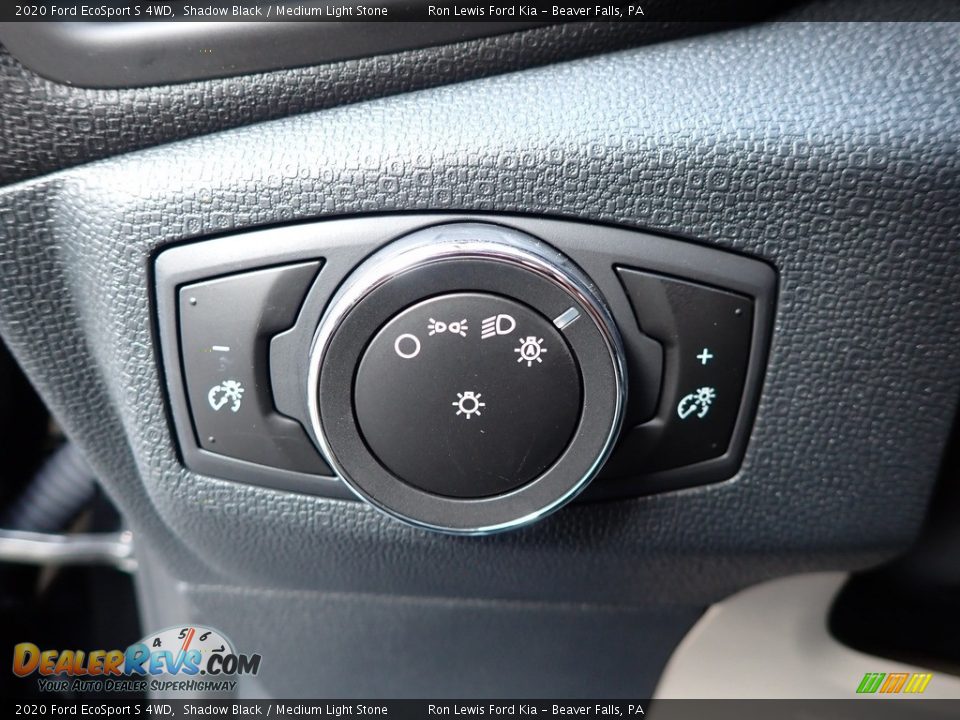 2020 Ford EcoSport S 4WD Shadow Black / Medium Light Stone Photo #16