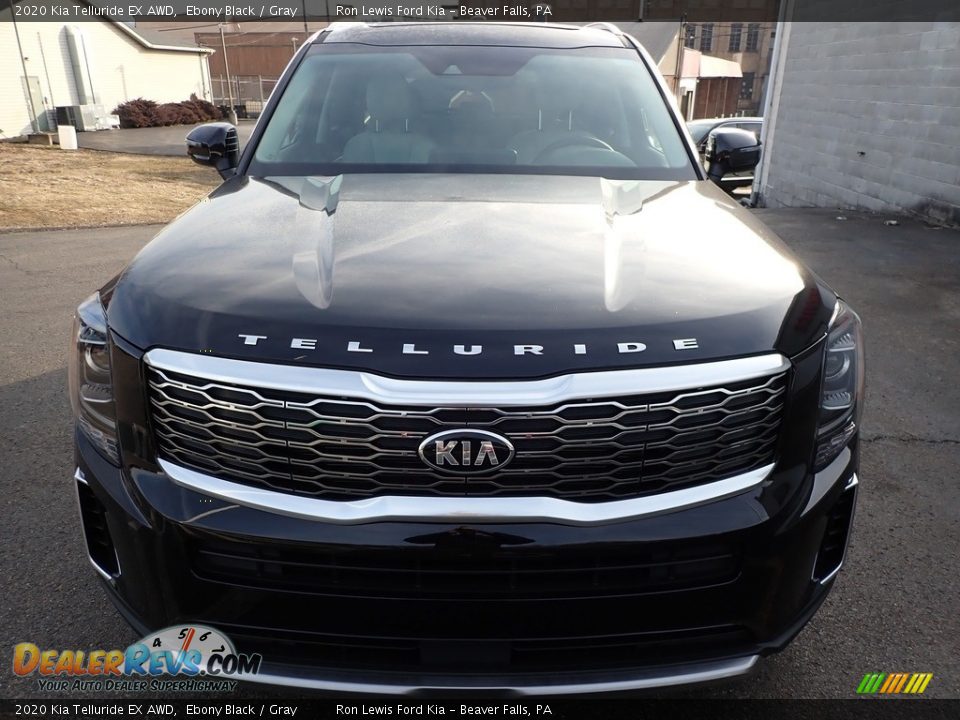 2020 Kia Telluride EX AWD Ebony Black / Gray Photo #8