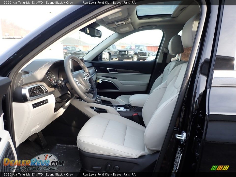2020 Kia Telluride EX AWD Ebony Black / Gray Photo #12