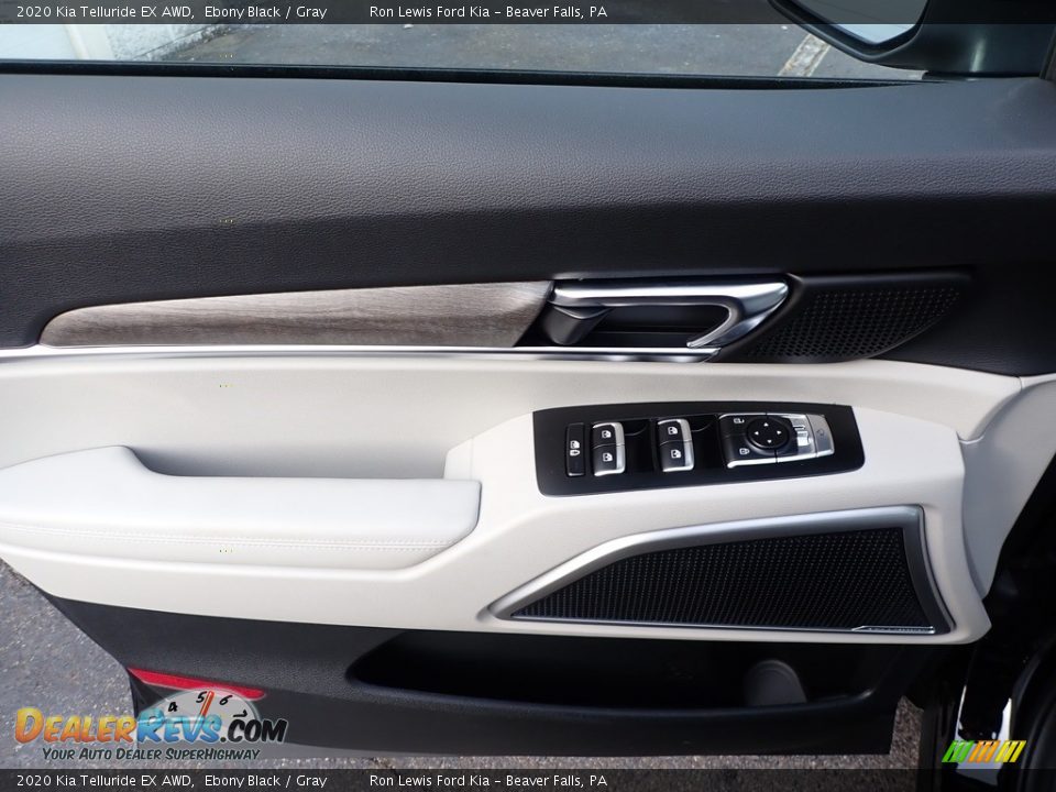 2020 Kia Telluride EX AWD Ebony Black / Gray Photo #15