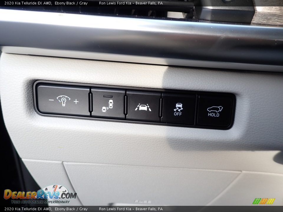 2020 Kia Telluride EX AWD Ebony Black / Gray Photo #17