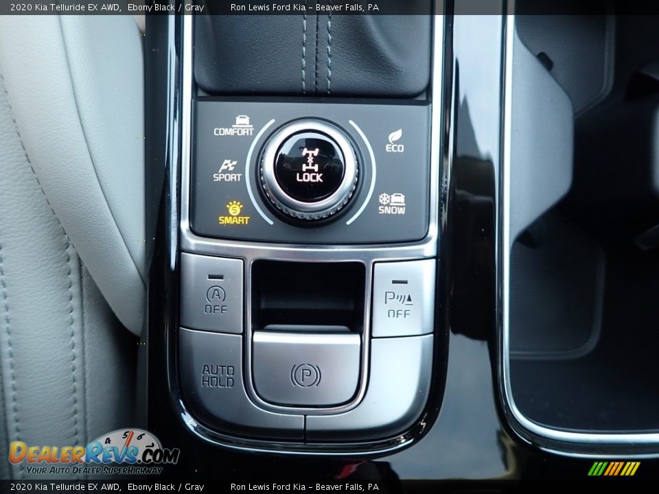 2020 Kia Telluride EX AWD Ebony Black / Gray Photo #18