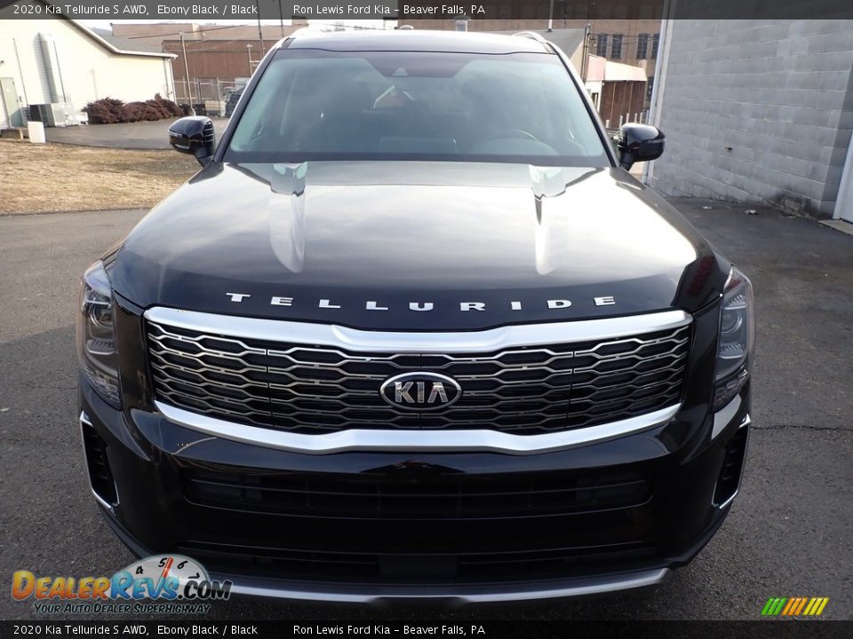 2020 Kia Telluride S AWD Ebony Black / Black Photo #8