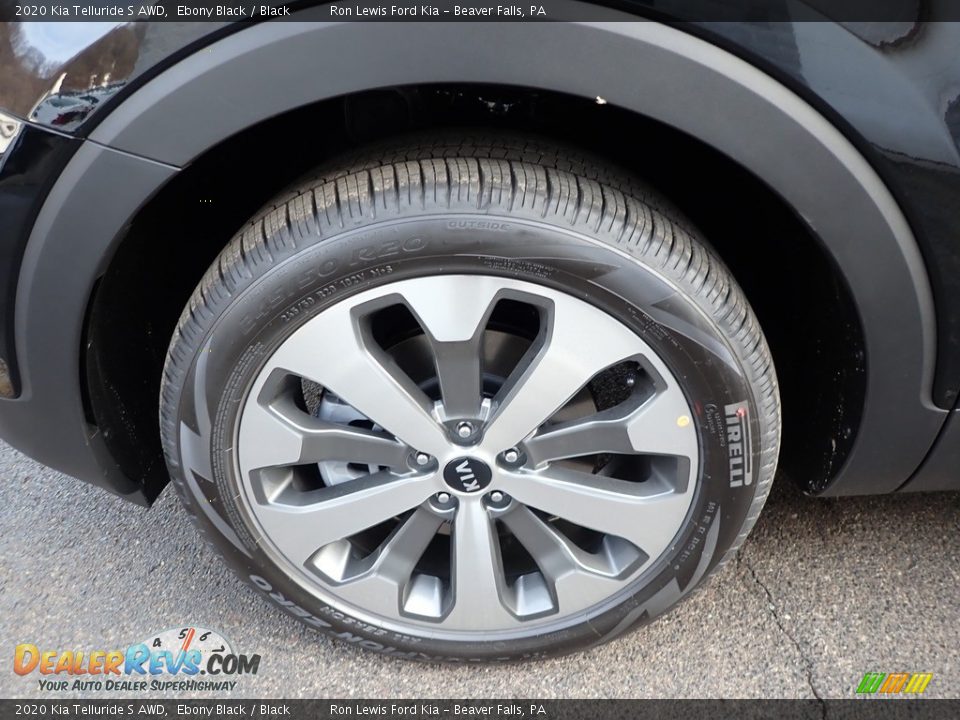 2020 Kia Telluride S AWD Ebony Black / Black Photo #10