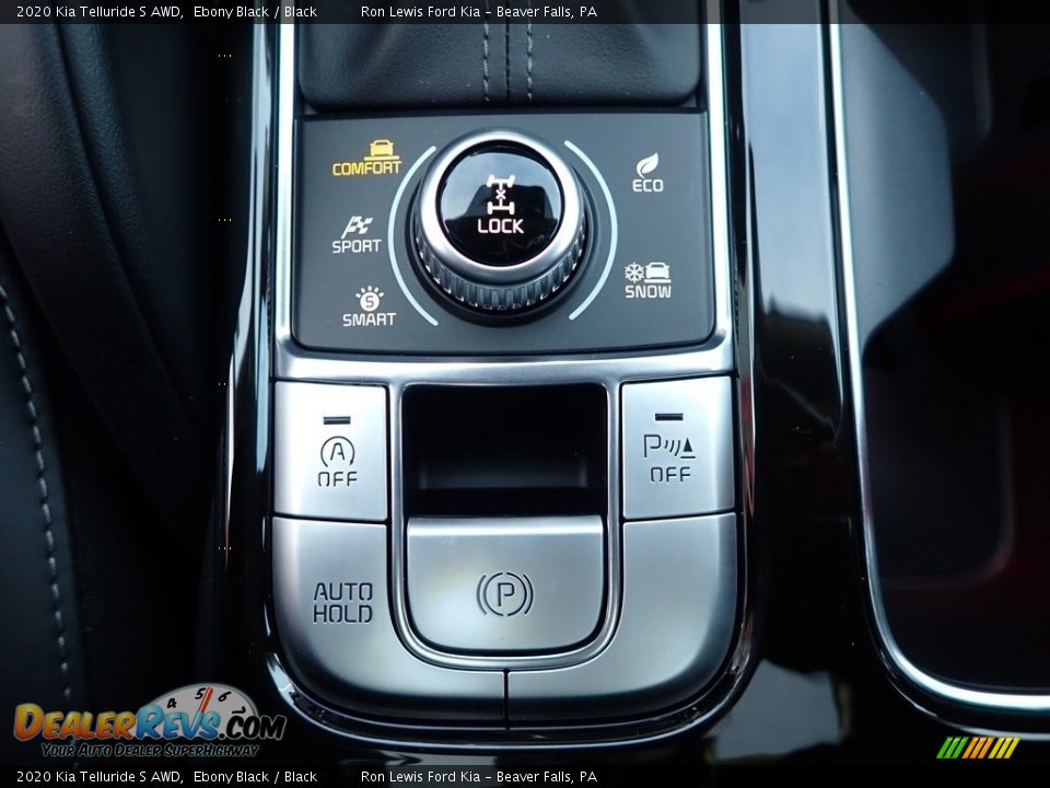 2020 Kia Telluride S AWD Ebony Black / Black Photo #17