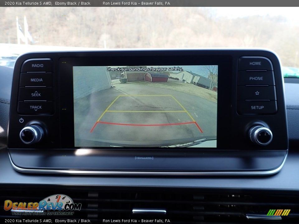 2020 Kia Telluride S AWD Ebony Black / Black Photo #19
