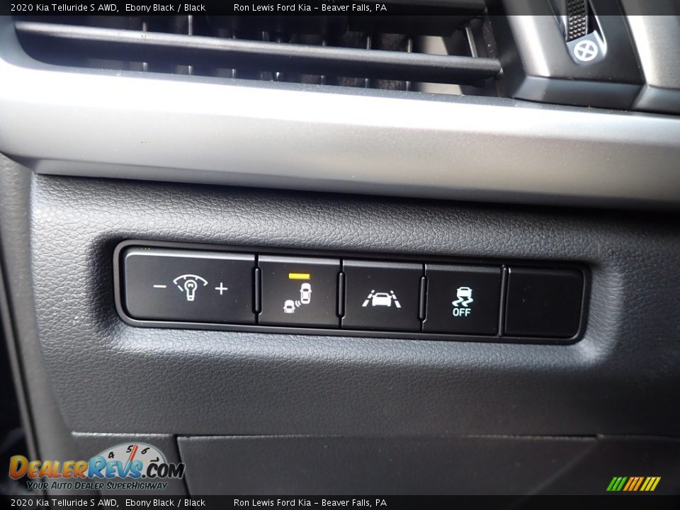 2020 Kia Telluride S AWD Ebony Black / Black Photo #20