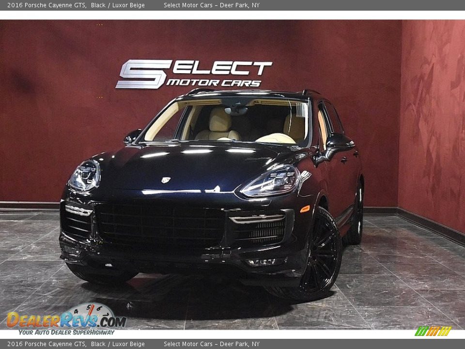 2016 Porsche Cayenne GTS Black / Luxor Beige Photo #1