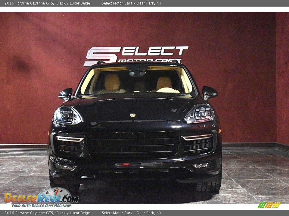 2016 Porsche Cayenne GTS Black / Luxor Beige Photo #2
