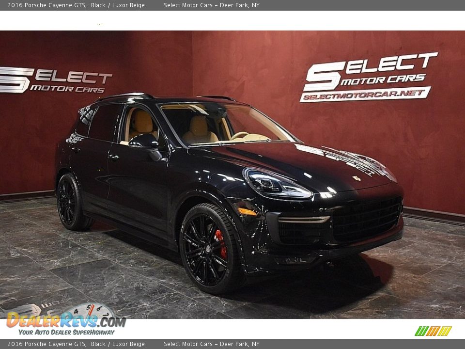 2016 Porsche Cayenne GTS Black / Luxor Beige Photo #3