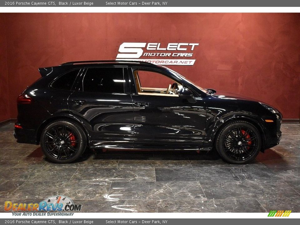 2016 Porsche Cayenne GTS Black / Luxor Beige Photo #4