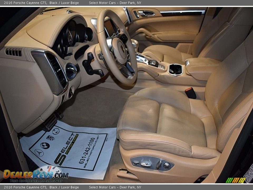 2016 Porsche Cayenne GTS Black / Luxor Beige Photo #13