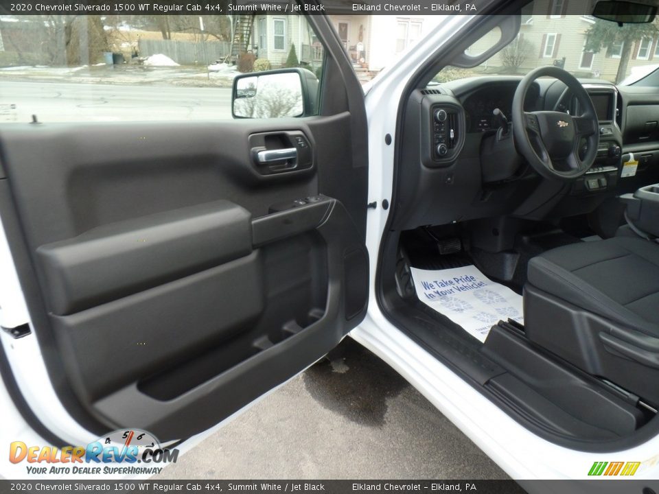 2020 Chevrolet Silverado 1500 WT Regular Cab 4x4 Summit White / Jet Black Photo #13