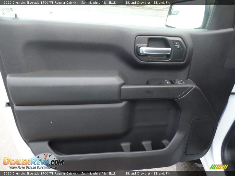 2020 Chevrolet Silverado 1500 WT Regular Cab 4x4 Summit White / Jet Black Photo #14