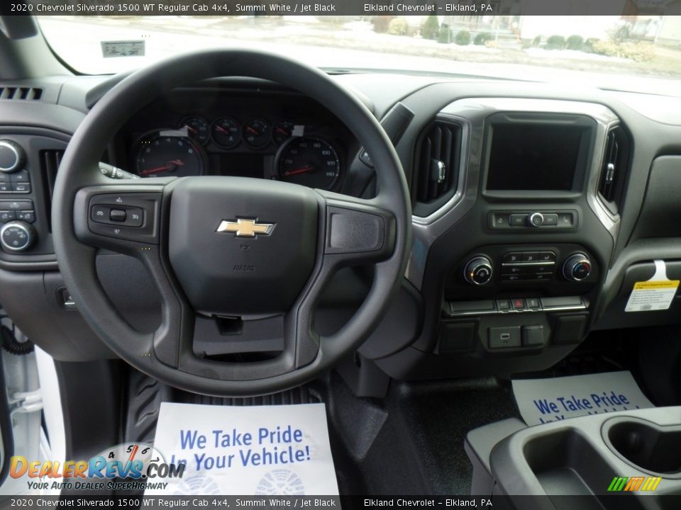 2020 Chevrolet Silverado 1500 WT Regular Cab 4x4 Summit White / Jet Black Photo #20
