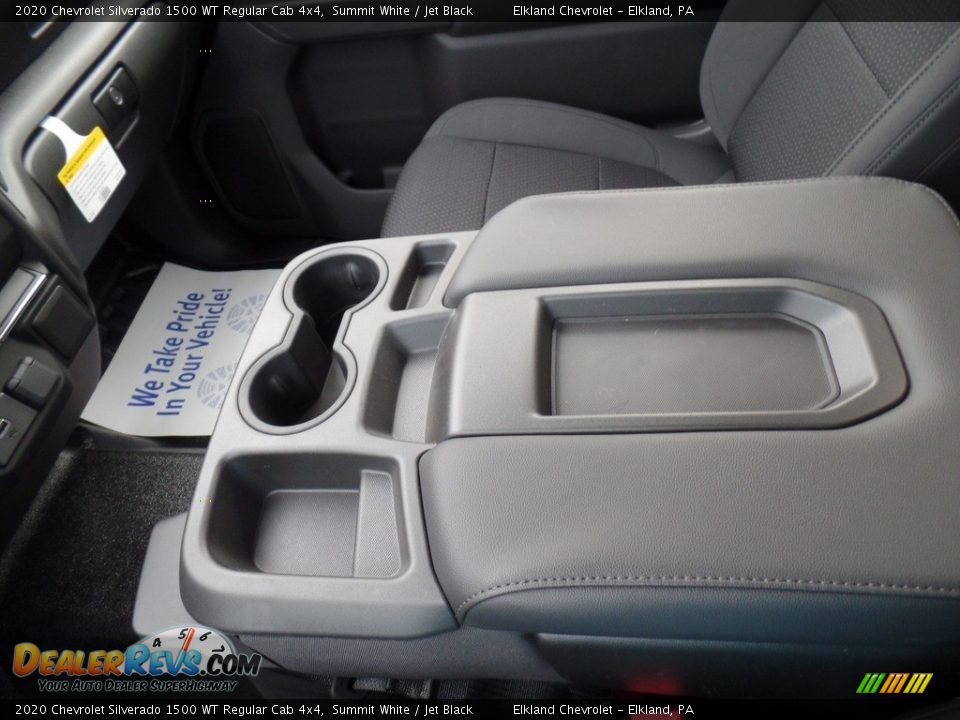 2020 Chevrolet Silverado 1500 WT Regular Cab 4x4 Summit White / Jet Black Photo #31