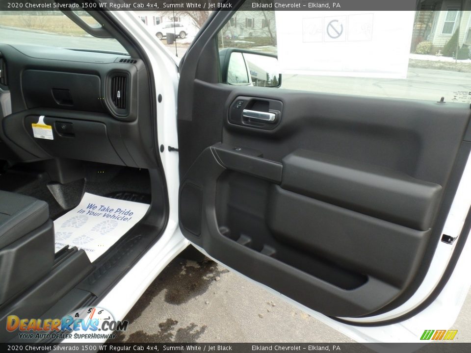 2020 Chevrolet Silverado 1500 WT Regular Cab 4x4 Summit White / Jet Black Photo #33