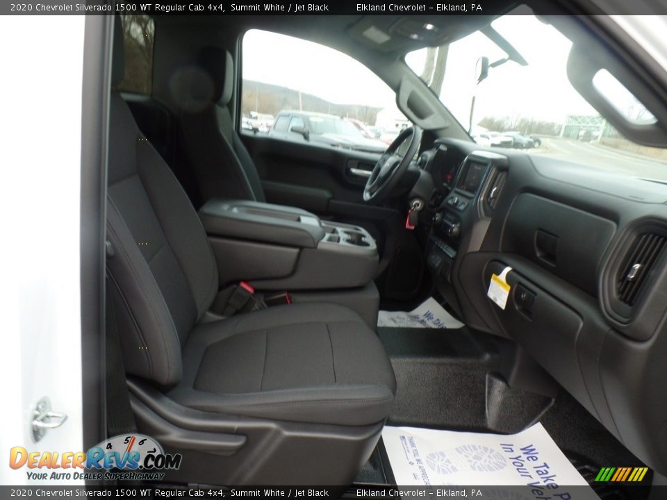 2020 Chevrolet Silverado 1500 WT Regular Cab 4x4 Summit White / Jet Black Photo #34