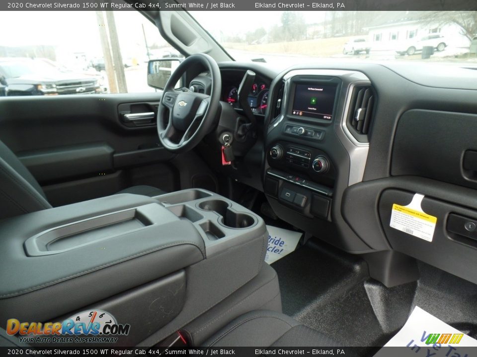 2020 Chevrolet Silverado 1500 WT Regular Cab 4x4 Summit White / Jet Black Photo #35