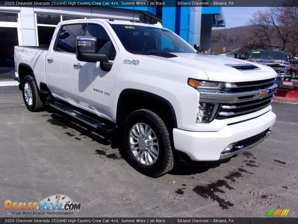 2020 Chevrolet Silverado 2500HD High Country Crew Cab 4x4 Summit White / Jet Black Photo #3