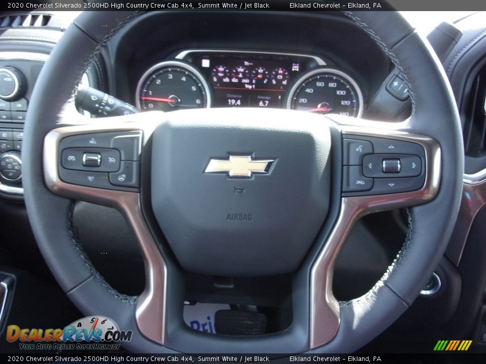 2020 Chevrolet Silverado 2500HD High Country Crew Cab 4x4 Summit White / Jet Black Photo #23