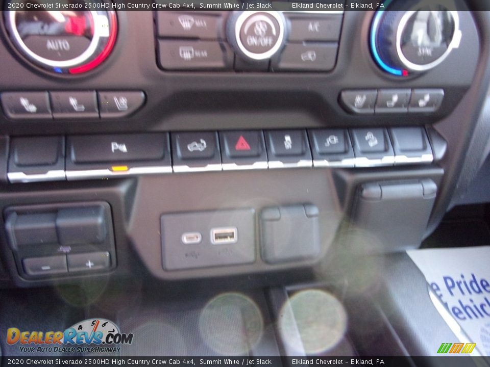 2020 Chevrolet Silverado 2500HD High Country Crew Cab 4x4 Summit White / Jet Black Photo #27