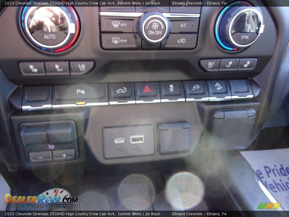2020 Chevrolet Silverado 2500HD High Country Crew Cab 4x4 Summit White / Jet Black Photo #31
